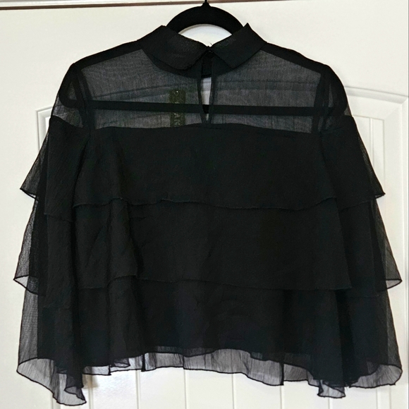 GIANNI BINI Cropped Blouse - Picture 3 of 5
